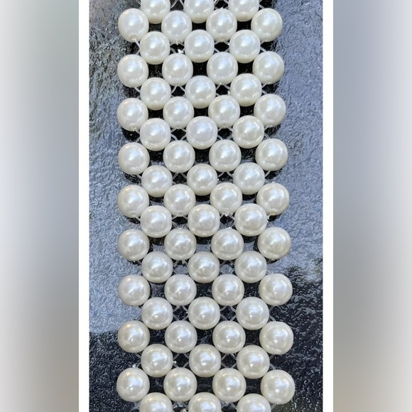 CGI Simulated pearl Butterfly Belt With Rhinestones - Picture 4 of 6